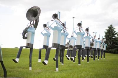 Stuart Padnos, "GVSU Marching Band"